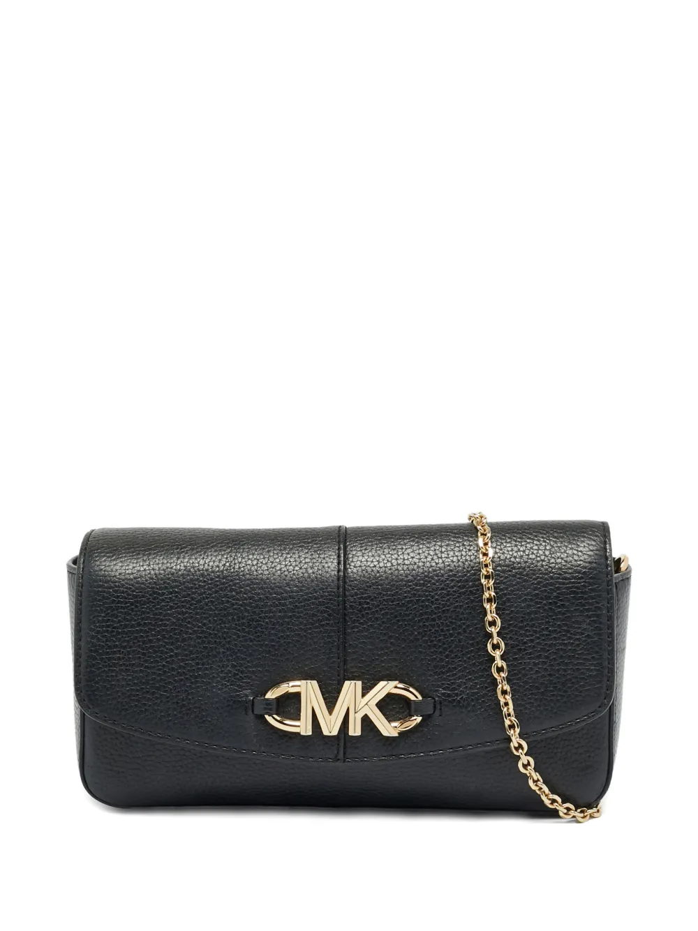Michael Kors Izzy leather chain clutch - Nero