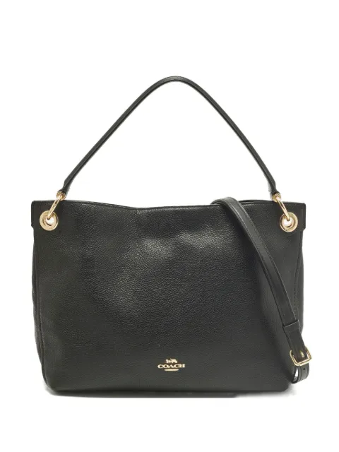 Coach leather shoulder bag