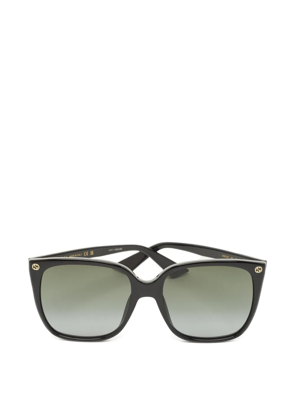 Gucci Pre-Owned acetate oversized sunglasses - Nero