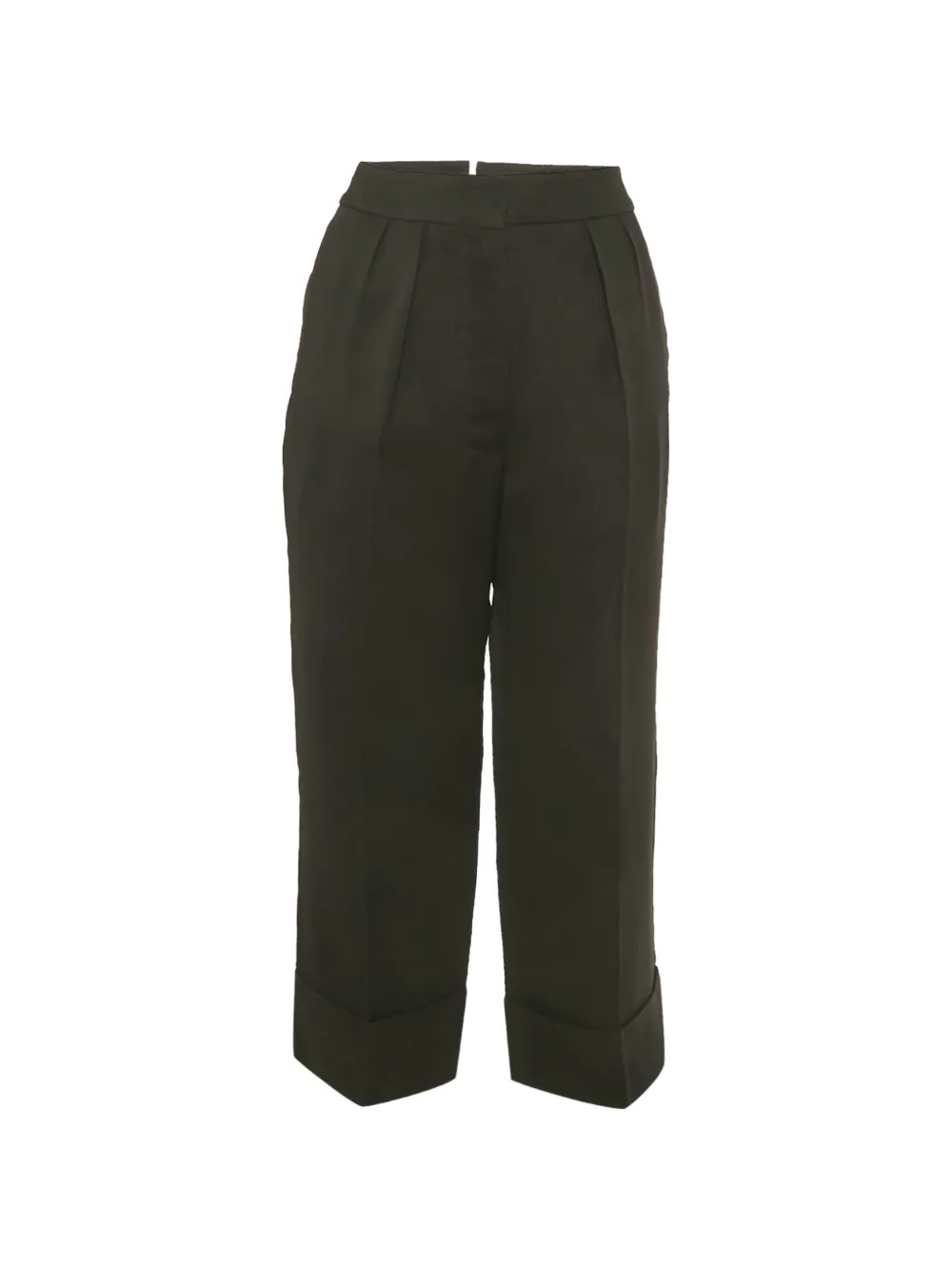 Burberry Pre-Owned pleated wool trousers - Nero