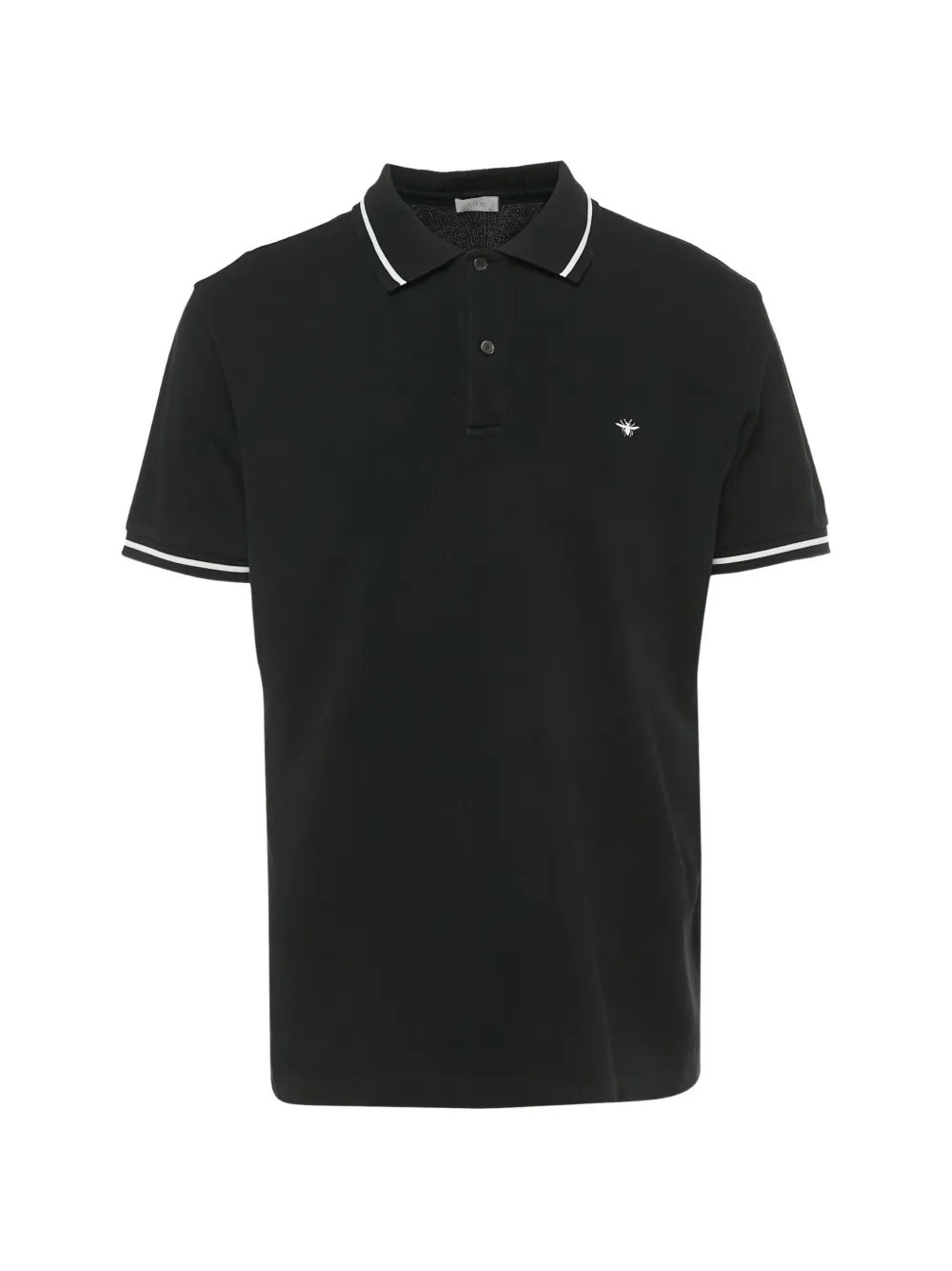 Christian Dior Pre-Owned bee-embroidered polo shirt - Nero