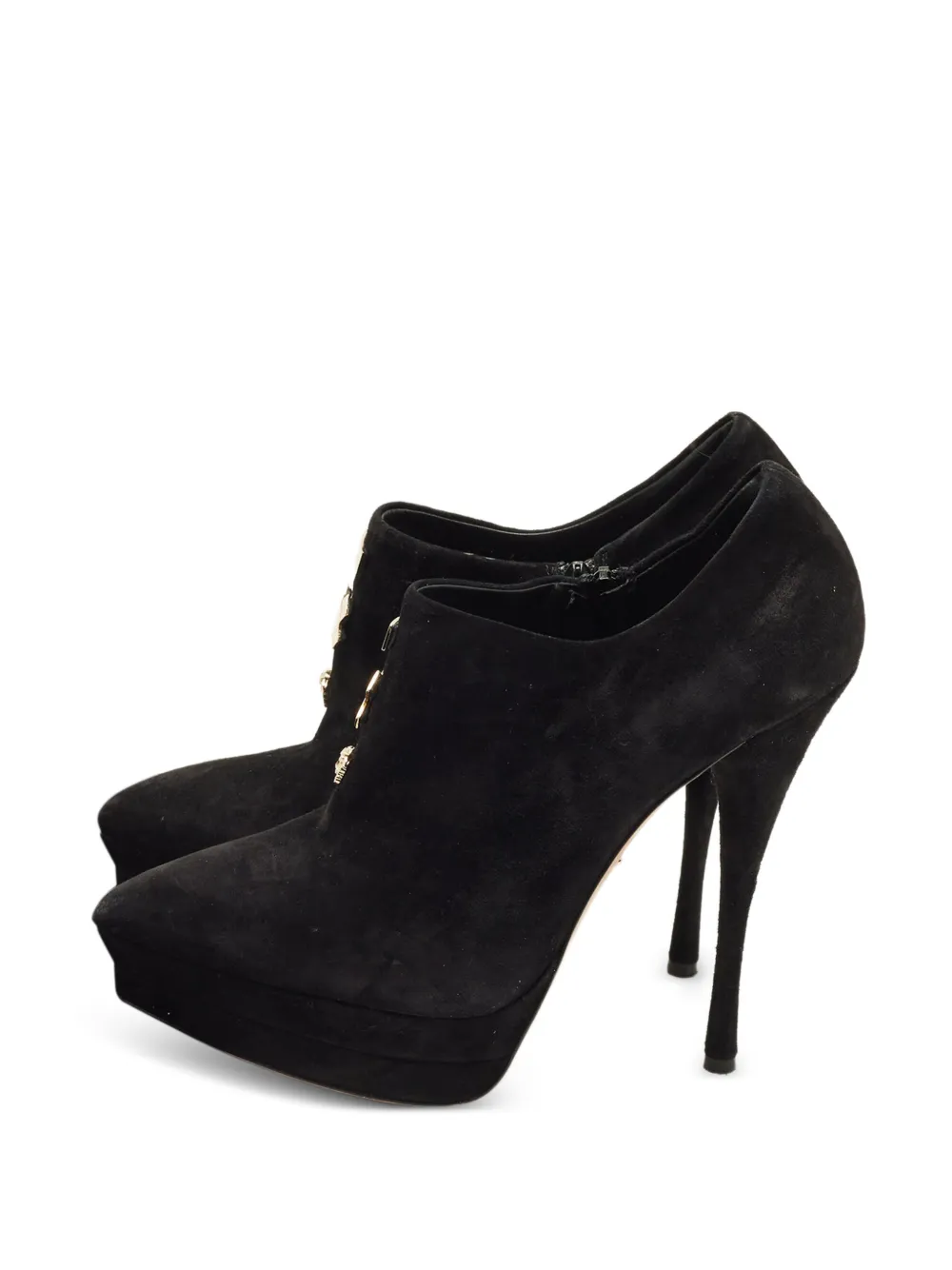 Versace Pre-Owned Medusa platform boots - Nero