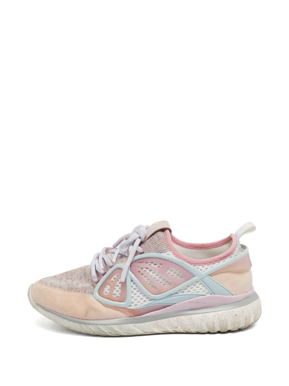 Sophia Webster Fly By leather sneakers - Rosa