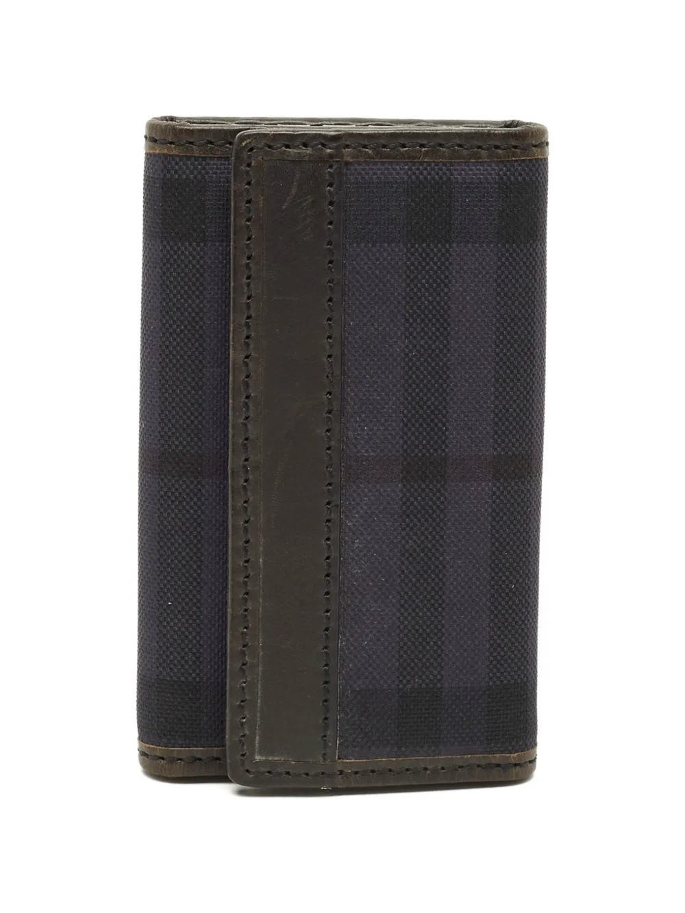 Burberry Pre-Owned logo-embossed key case holder - Blu