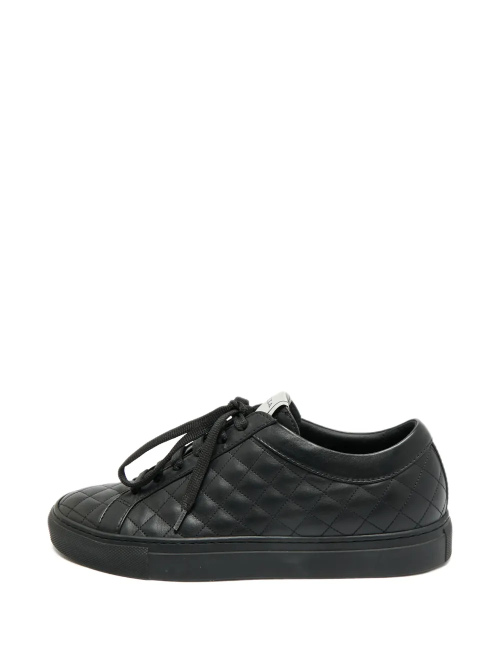 Le Silla quilted leather sneakers - Schwarz