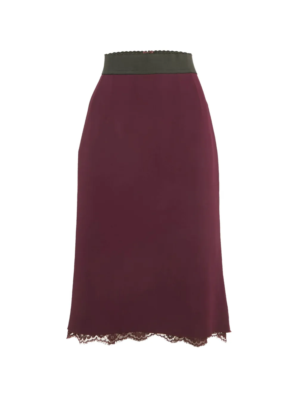 Dolce & Gabbana Pre-Owned crepe pencil skirt - Viola