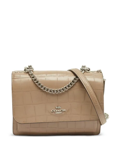 Coach Klare croc-embossed crossbody bag