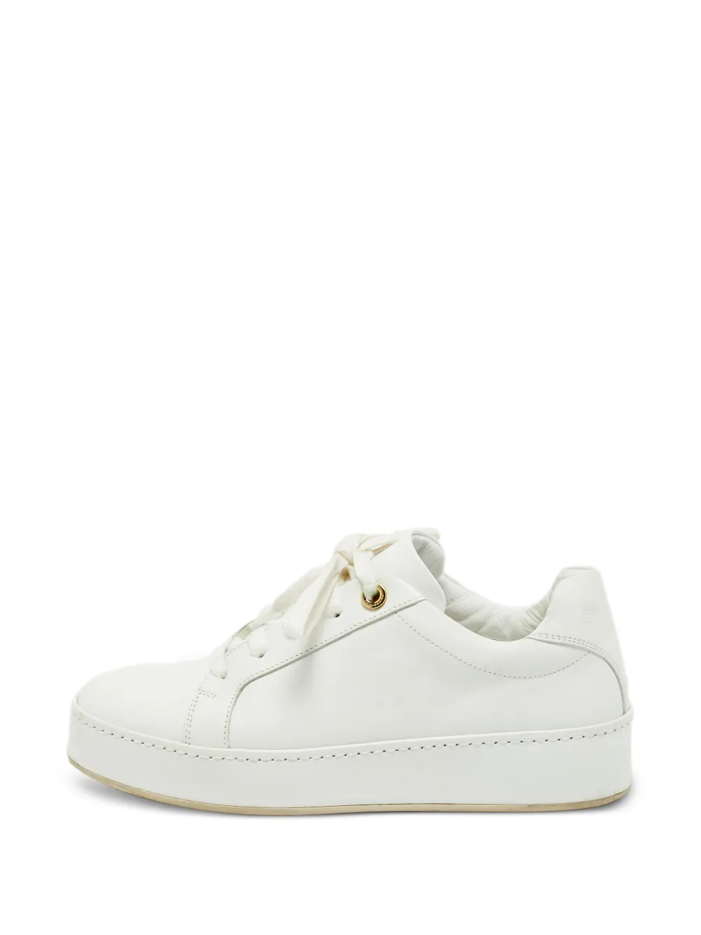 Loro Piana Pre-Owned leather sneakers - Bianco