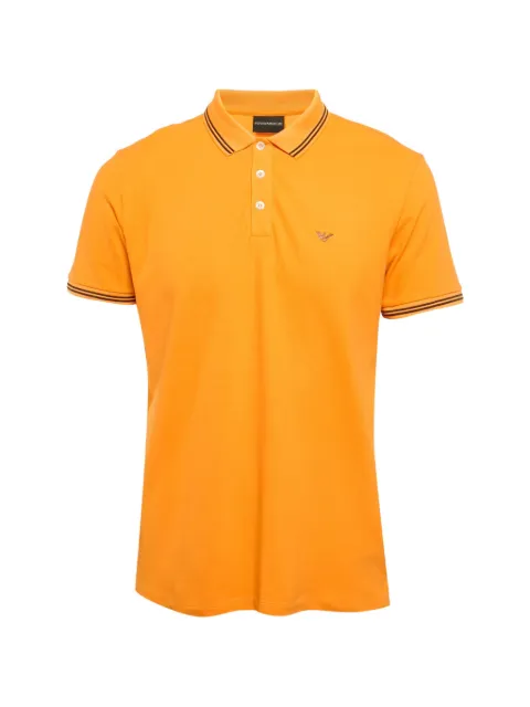 Emporio Armani Pre-Owned playera tipo polo de piqué con logo 
