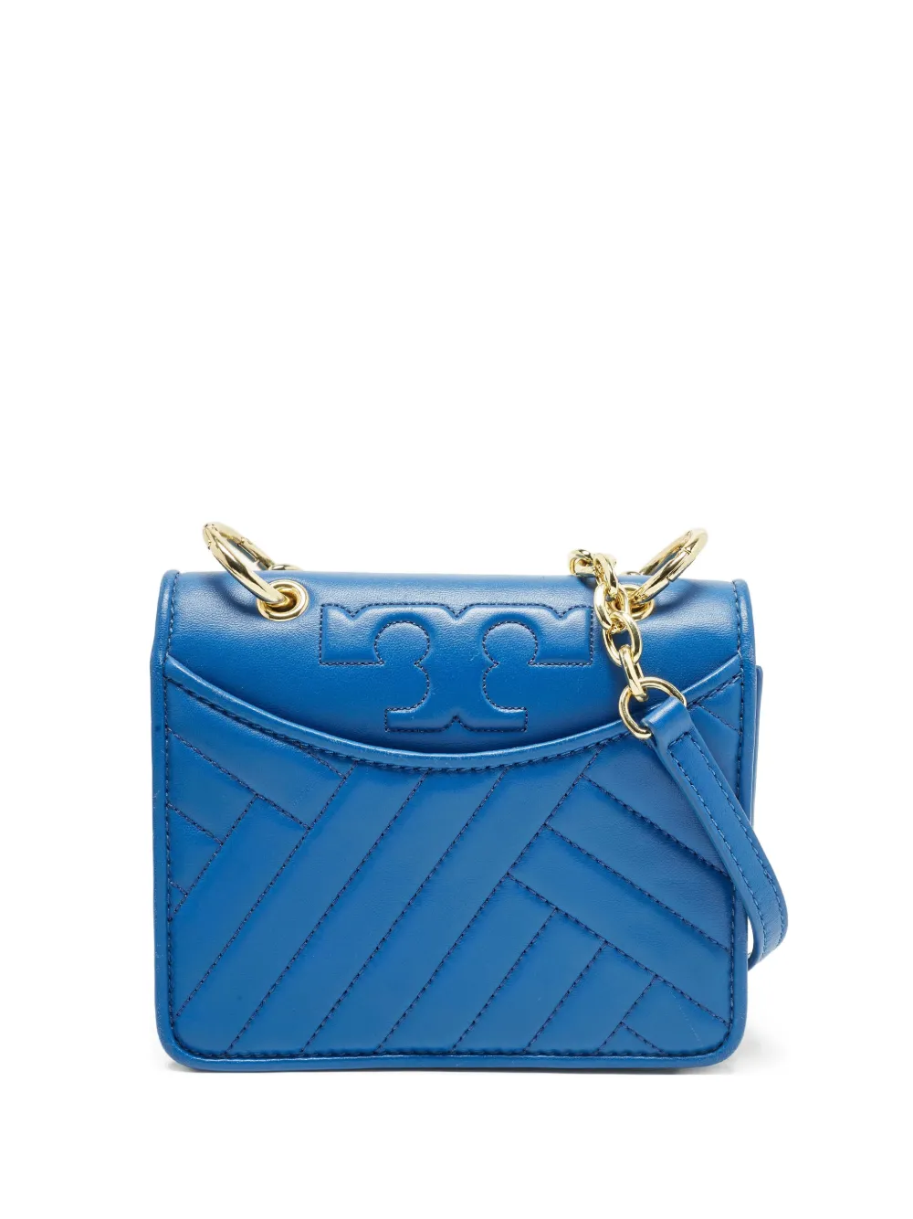 Tory Burch Alexa quilted leather shoulder bag - Blu