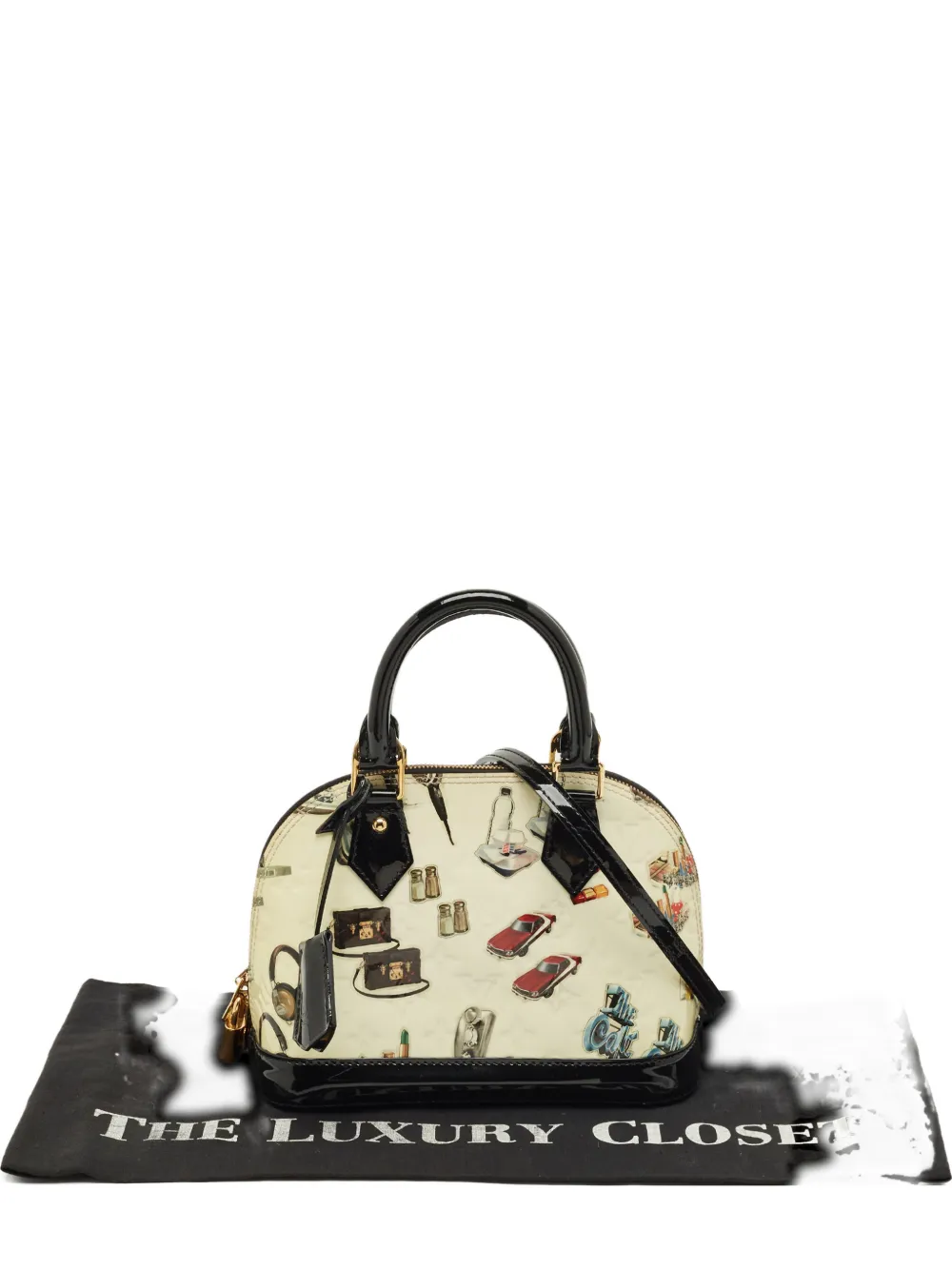 Louis Vuitton Pre-Owned sticker motifs Alma satchel - Toni neutri