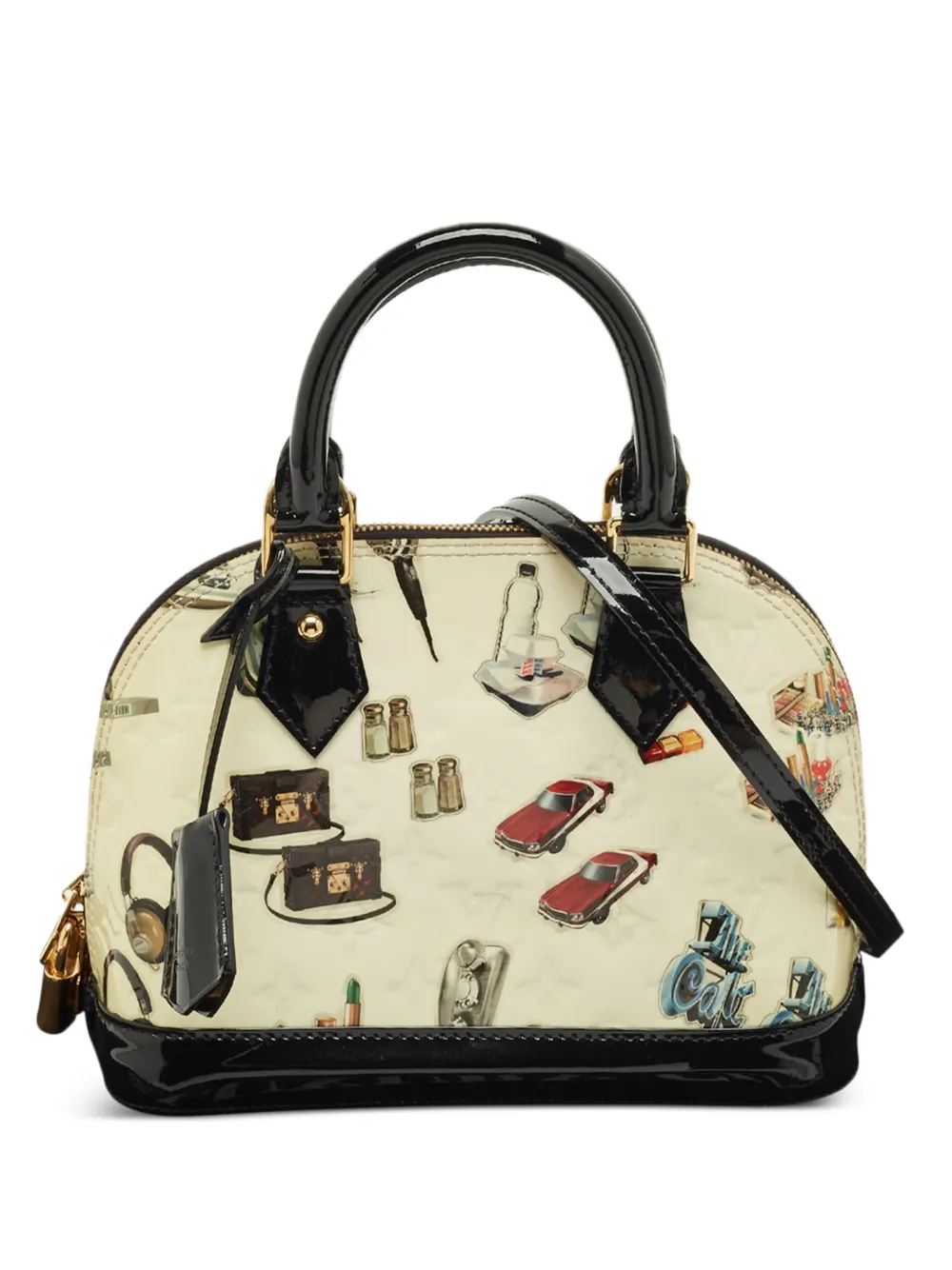 Louis Vuitton Pre-Owned sticker motifs Alma satchel - Toni neutri