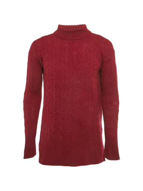 Polo Ralph Lauren Vintage cable-knit turtle-neck sweater