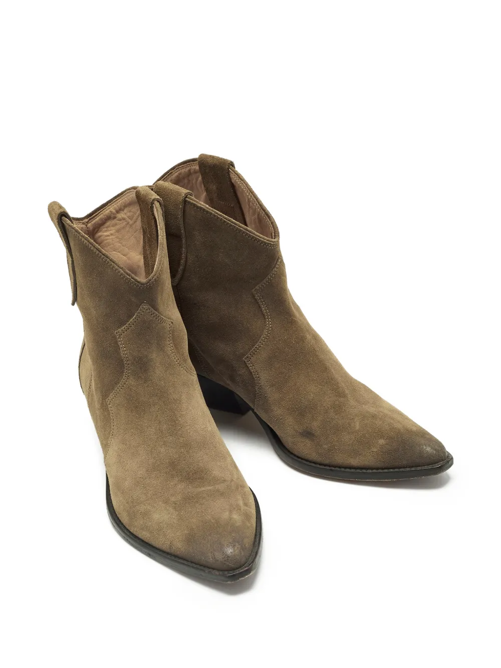ISABEL MARANT Dicker suede ankle boots - Braun