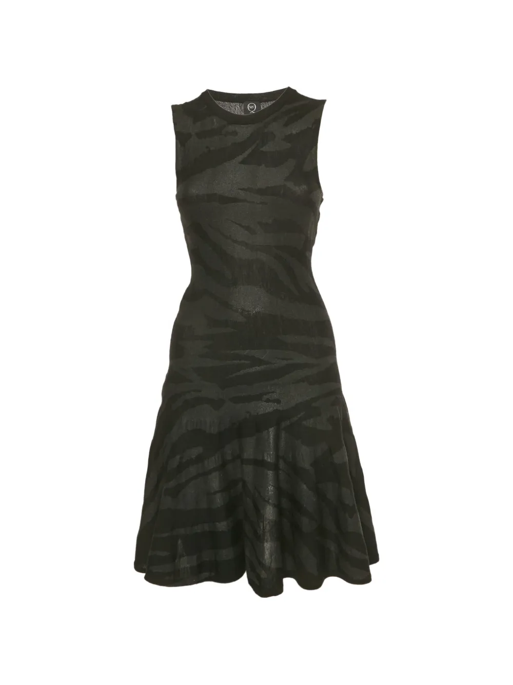 Alexander McQueen Pre-Owned Abito corto con stampa - Nero