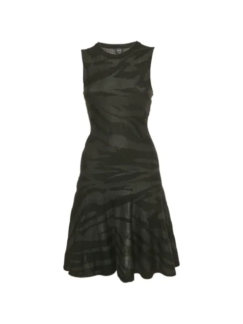 Alexander McQueen Pre-Owned vestido corto con animal print