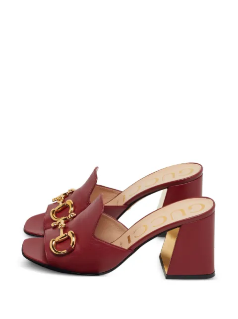 Gucci Pre-Owned horsebit-embellishment leather sandals