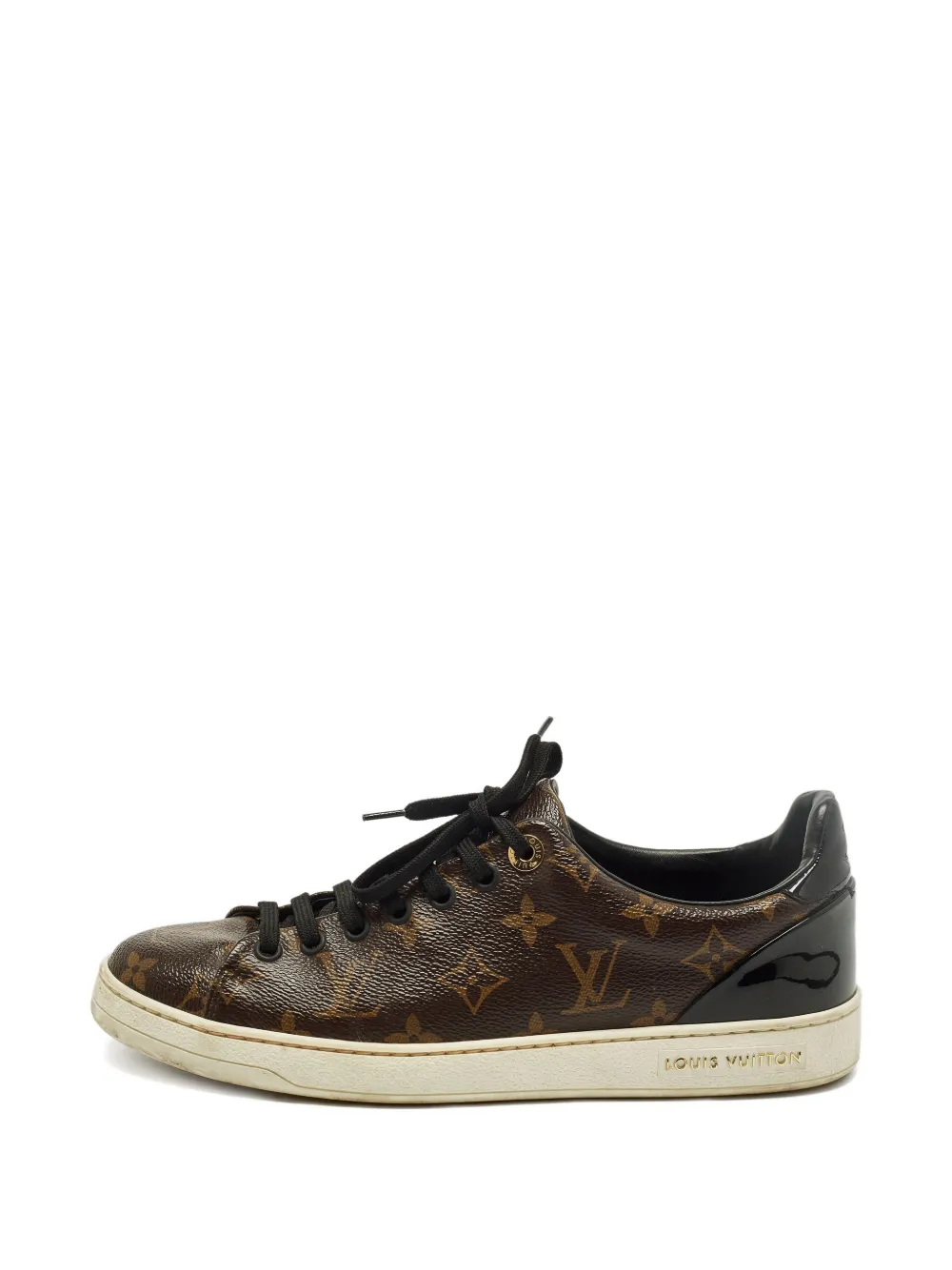 Louis Vuitton Pre-Owned Frontrow monogram-print sneakers - Marrone