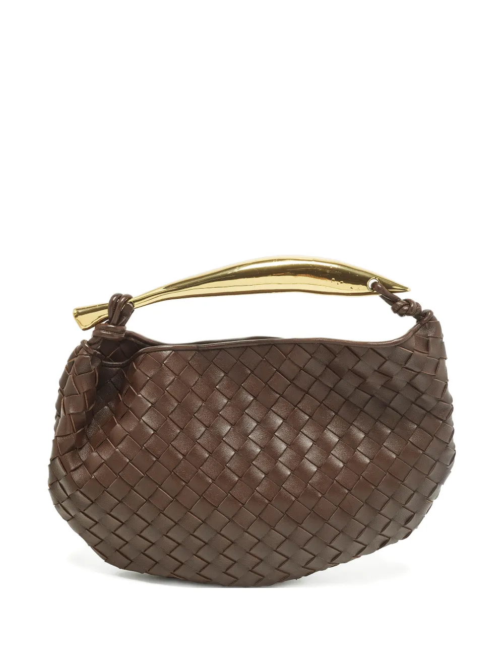 Bottega Veneta Pre-Owned weave handle tote bag - Marrone
