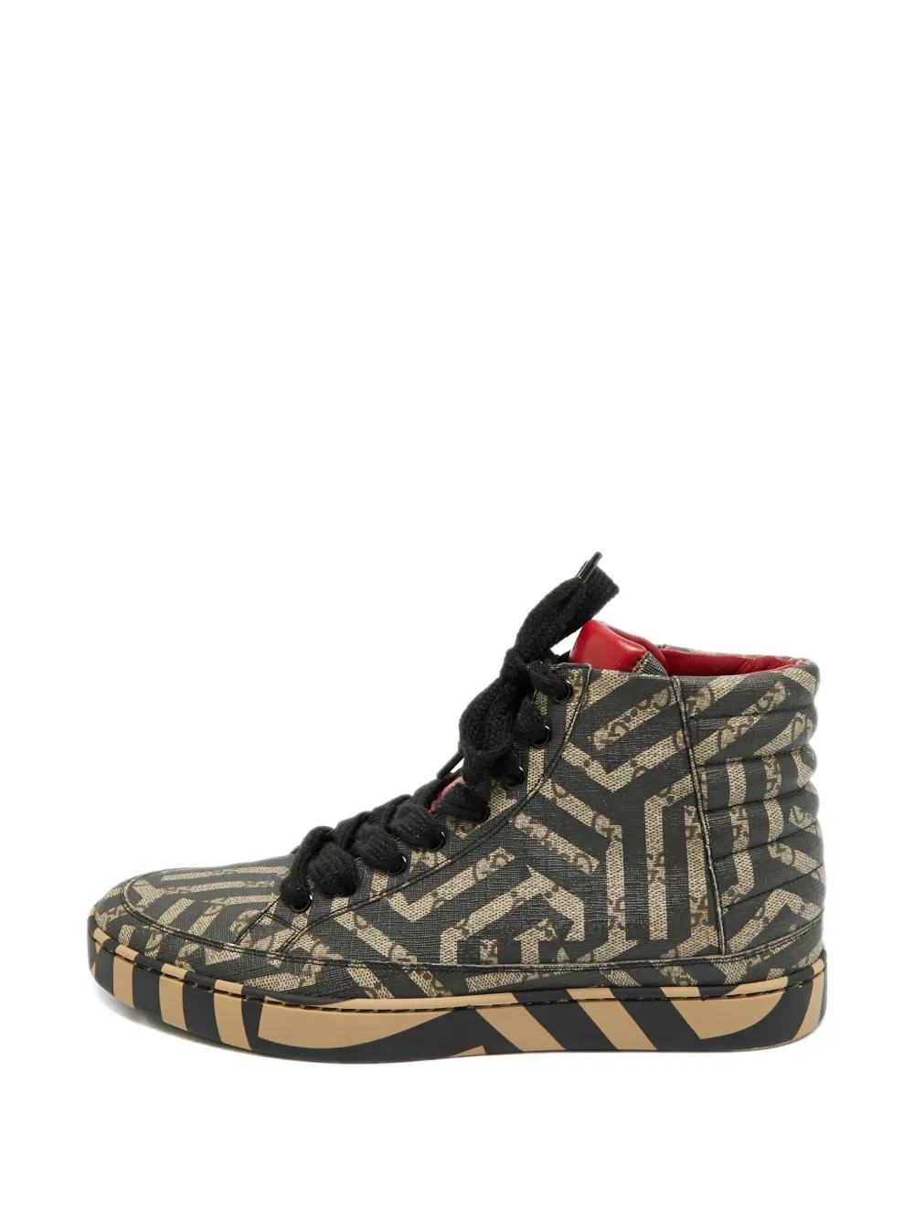 Gucci Pre-Owned high-top graphic sneakers - Nero