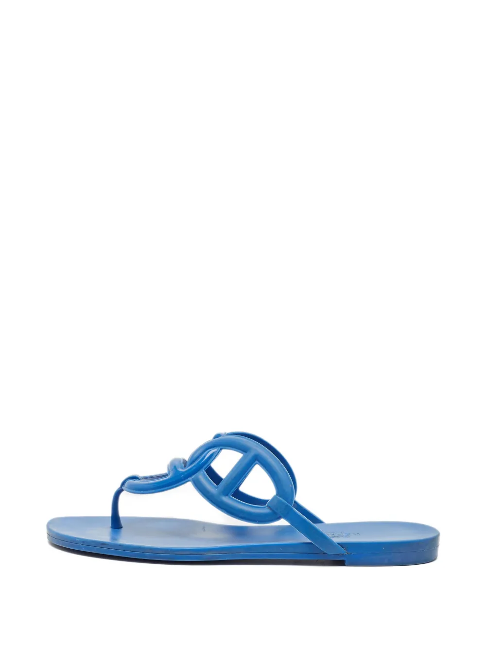 Hermès Pre-Owned Egerie cut-out sandals - Blu