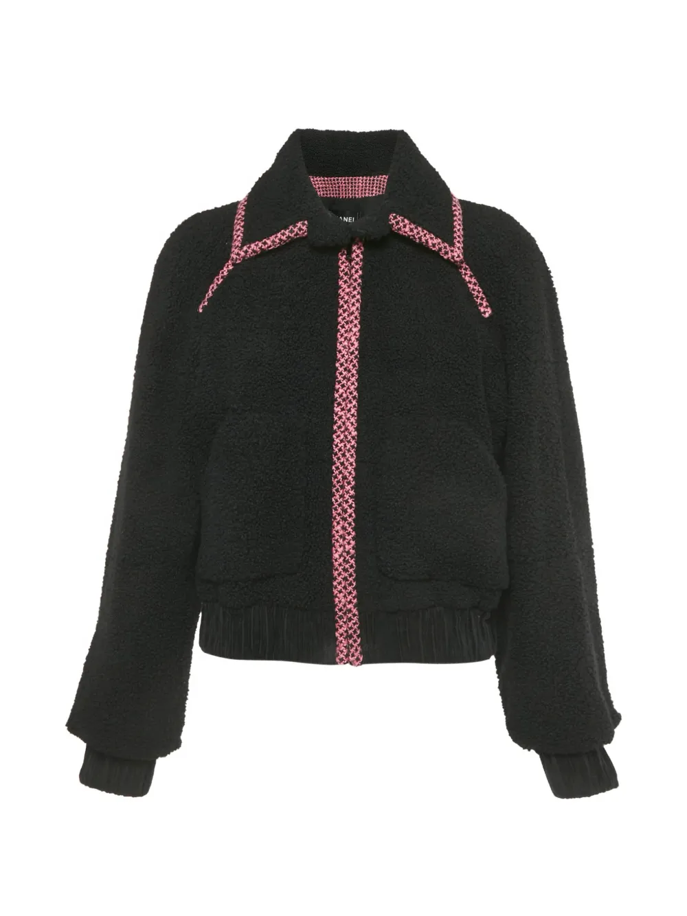 CHANEL Pre-Owned shearling jacket - Nero