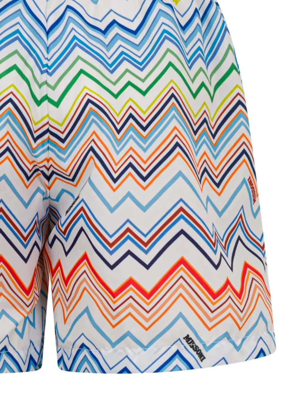  Missoni Kids Zigzag-pattern Shorts - White 