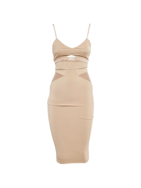Victoria Beckham cutout satin dress