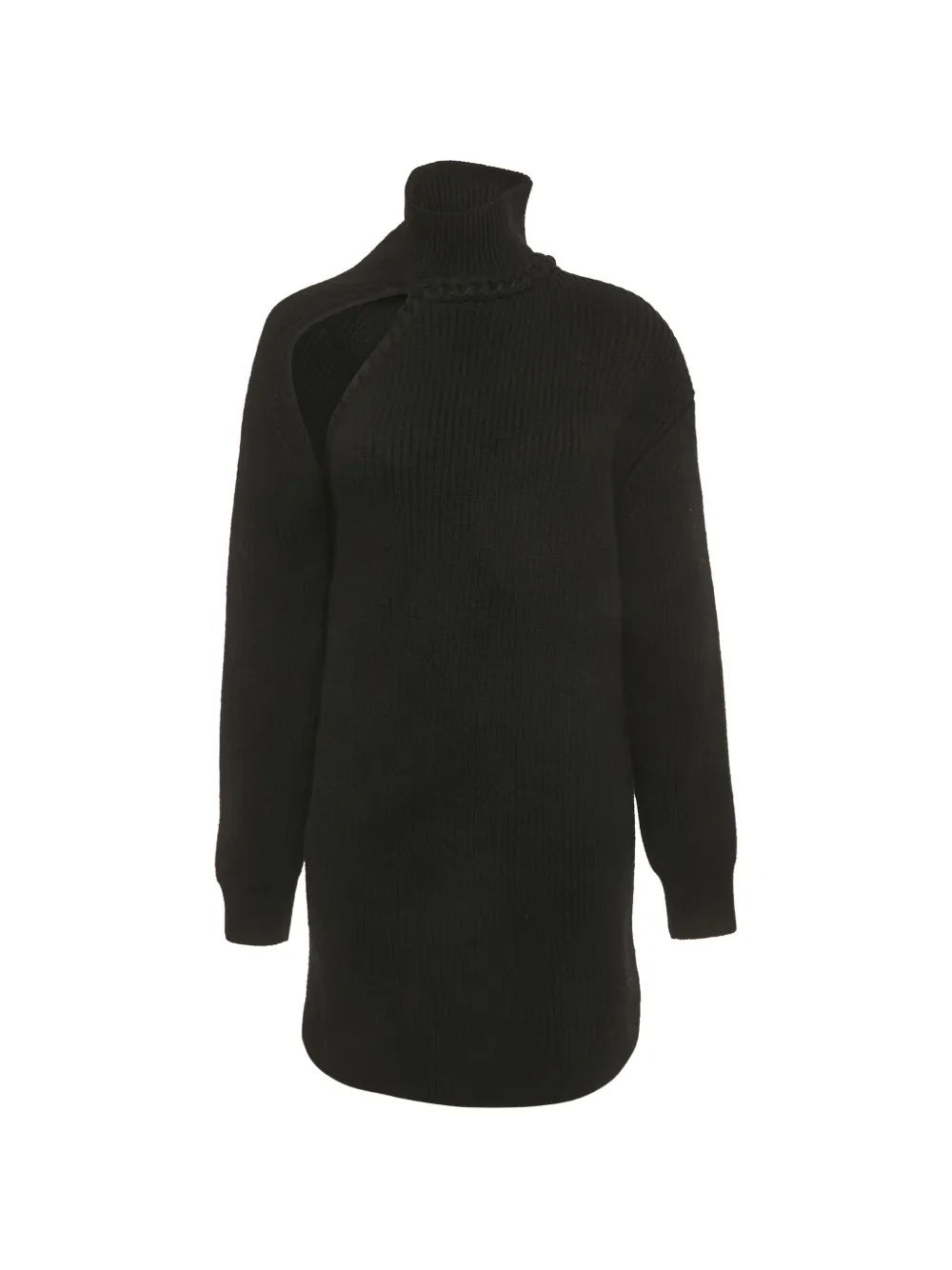 Bottega Veneta Pre-Owned knit cutout mini dress - Nero