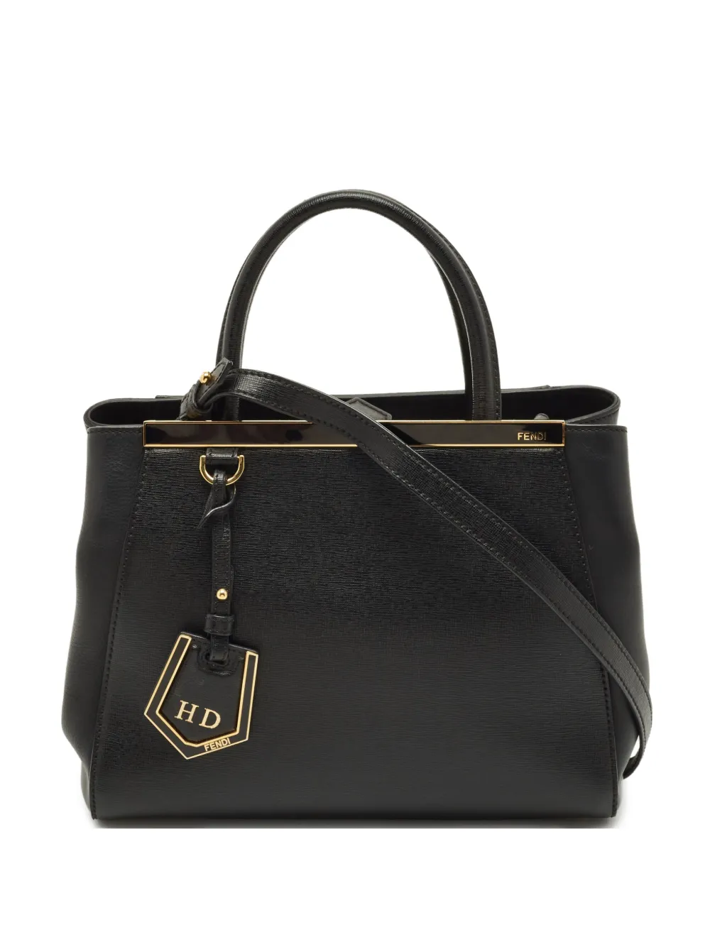 Fendi Pre-Owned 2016 leather tote bag - Nero
