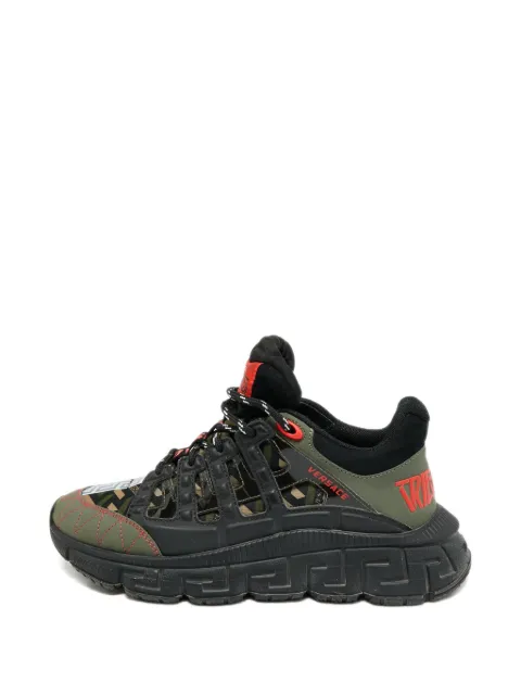 Versace Pre-Owned Trigreca leather sneakers