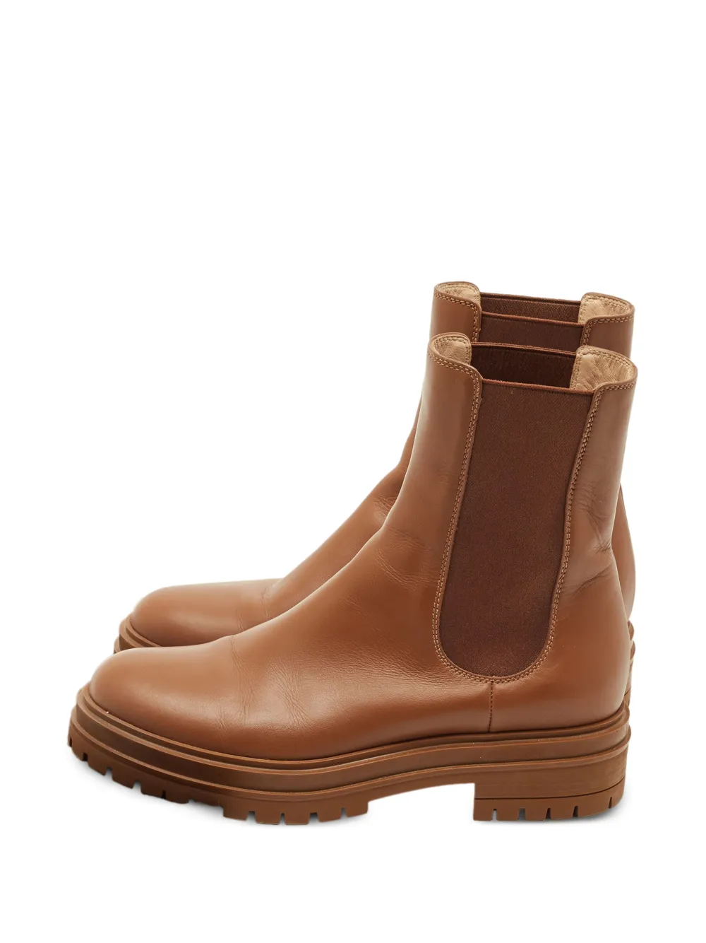 Gianvito Rossi Chelsea-Boots aus Leder - Braun