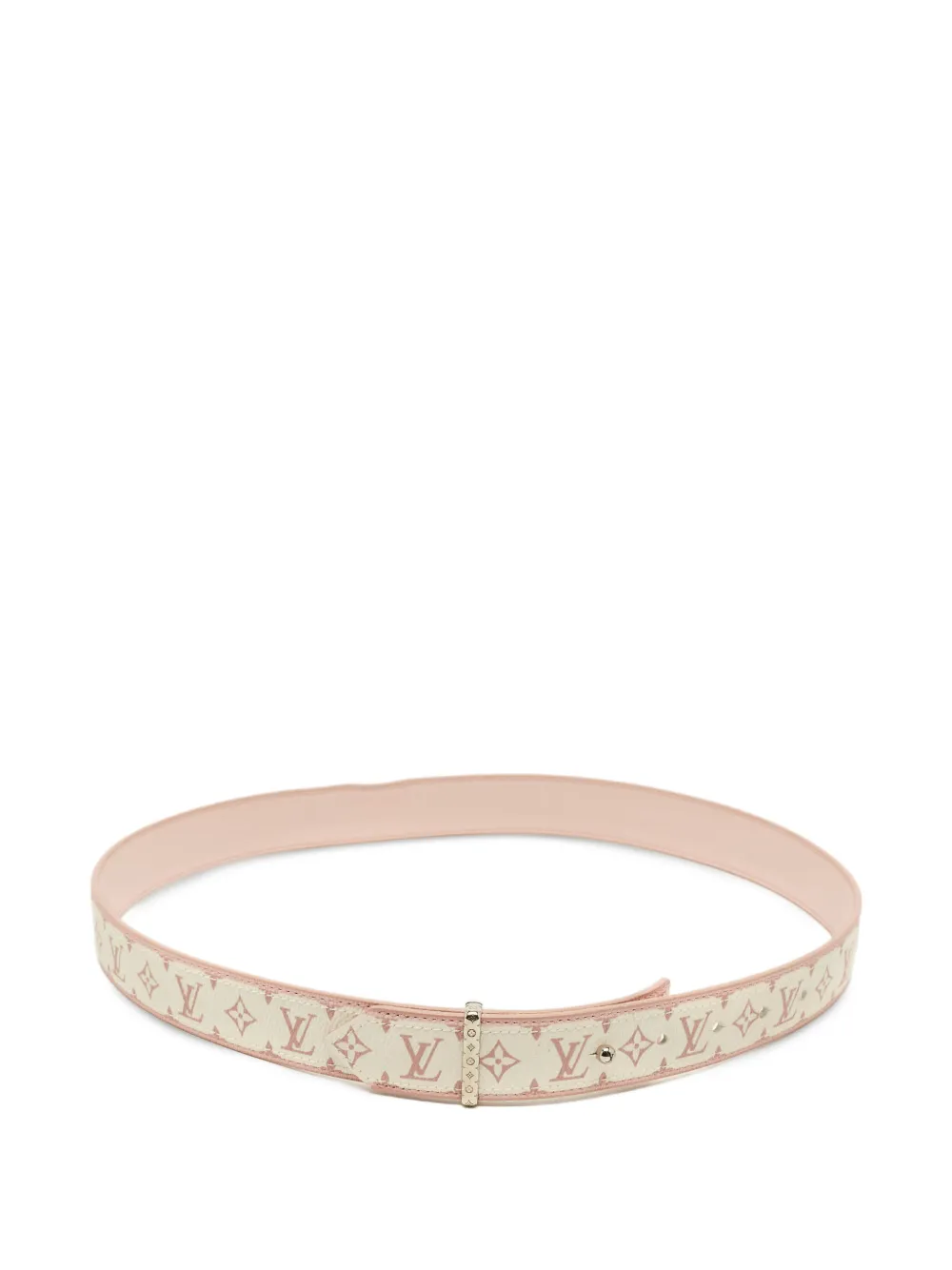 Louis Vuitton Pre-Owned Cintura con monogramma 2017 - Bianco