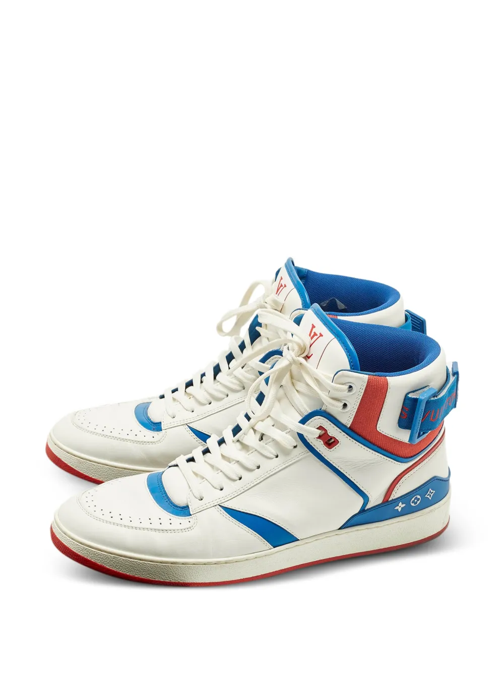 Louis Vuitton Pre-Owned Rivoli logo-print sneakers - Bianco