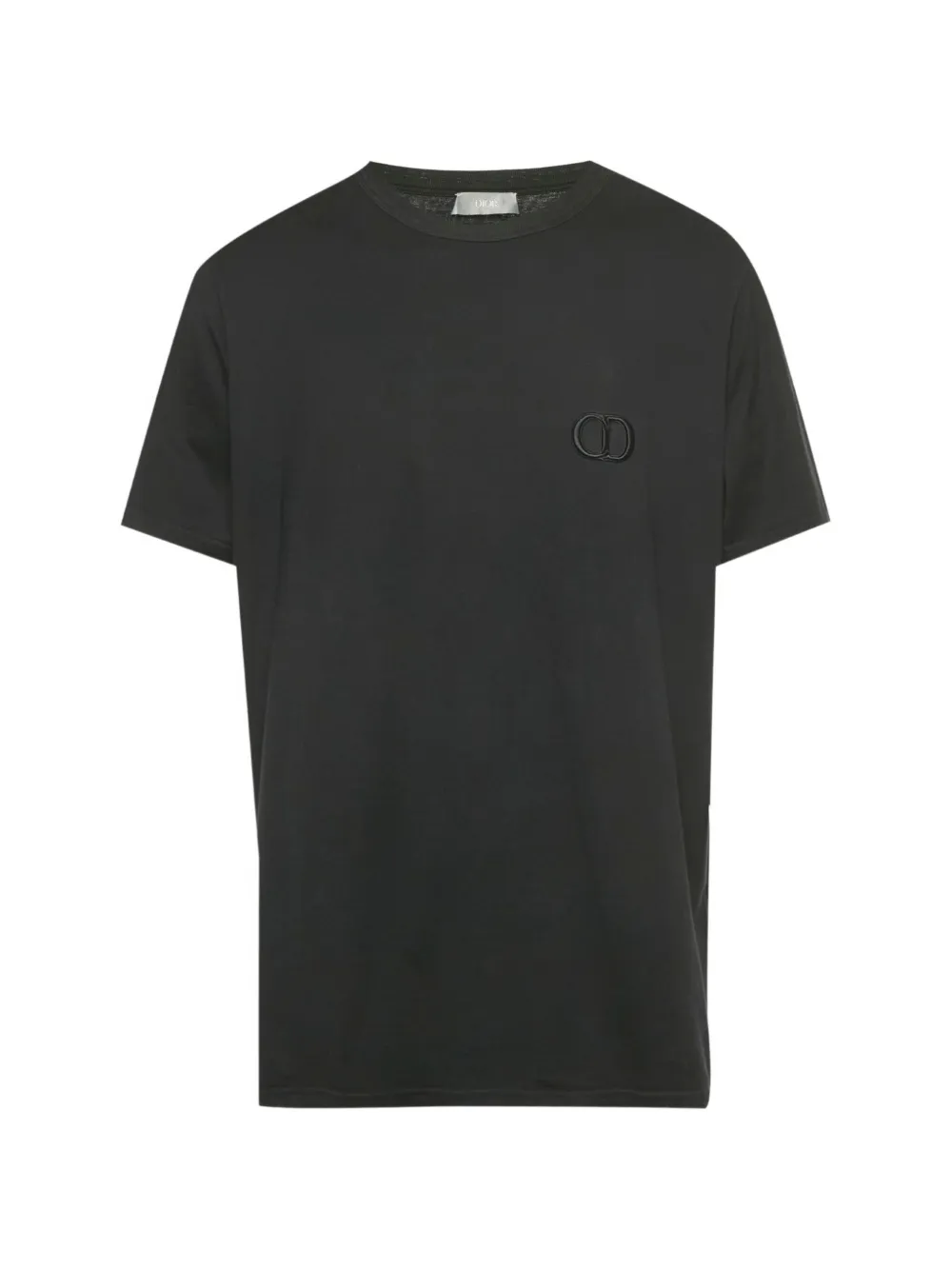 Christian Dior Pre-Owned logo-embroidered T-shirt - Nero