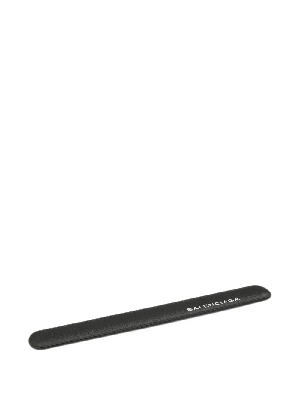 Balenciaga Pre-Owned leather loop bracelet - Nero