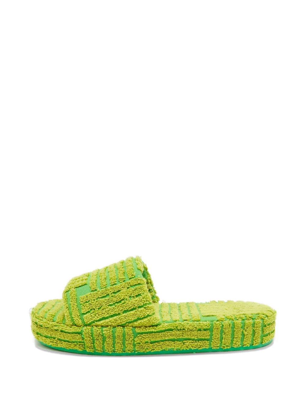 Bottega Veneta Pre-Owned pool fabric sandals - Verde