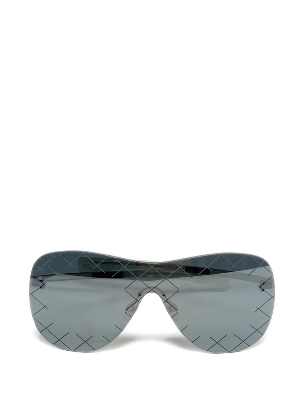 CHANEL Pre-Owned 71158 rimless sunglasses - Grigio