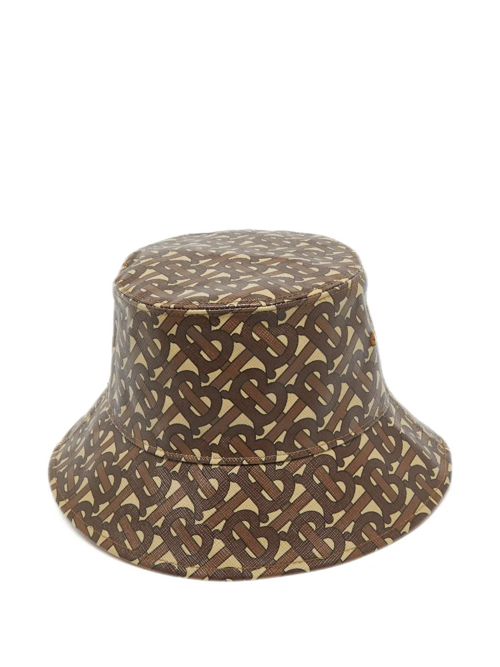 Burberry Pre-Owned monogram cotton bucket hat - Marrone