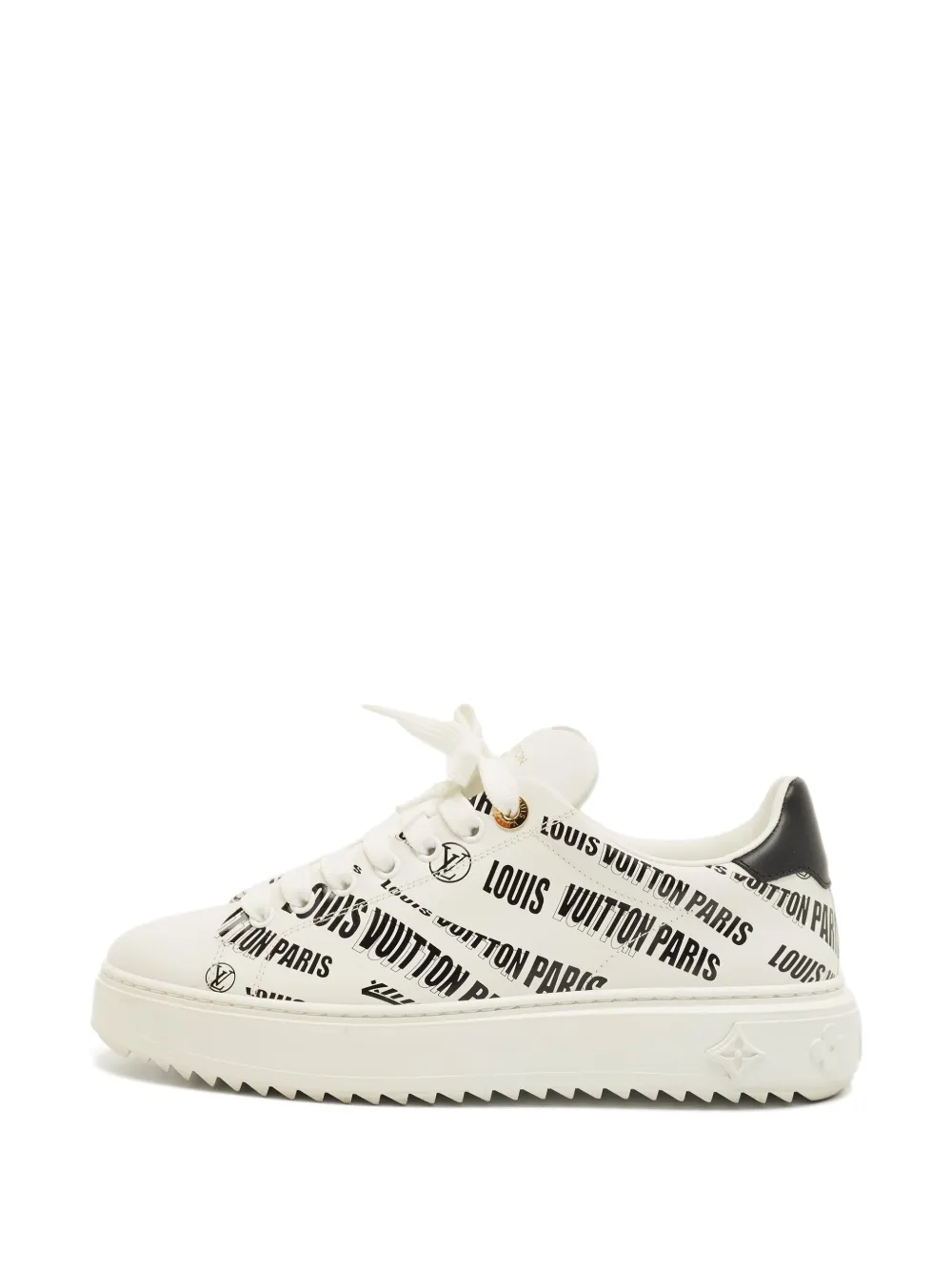 Louis Vuitton Pre-Owned Time Out leather sneakers - Weiß