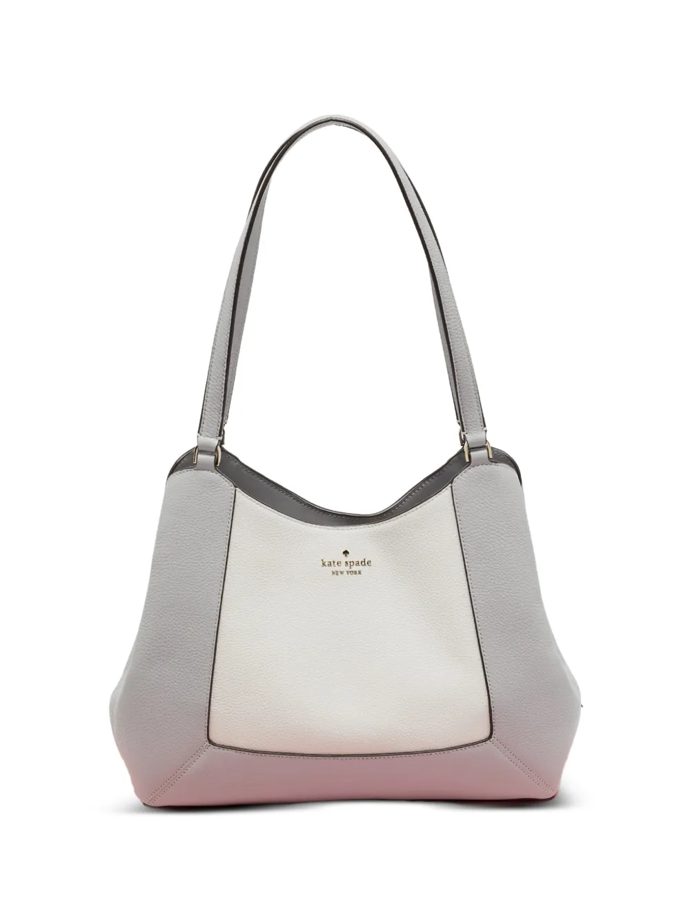 Kate Spade Lena leather shoulder bag - Grigio