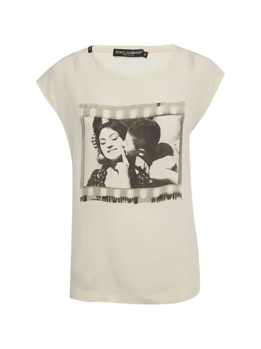 Dolce & Gabbana Pre-Owned printed sleeveless top - Toni neutri