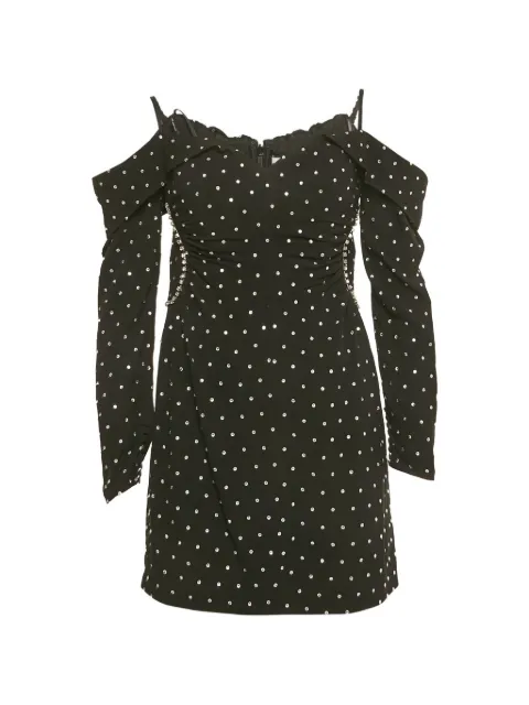 Self-Portrait off-shoulder mini dress