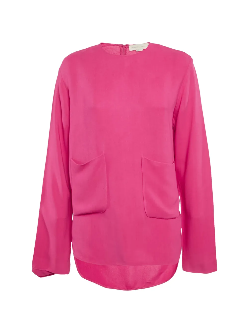 Stella McCartney Pre-Owned crepe-finish pocket blouse - Rosa