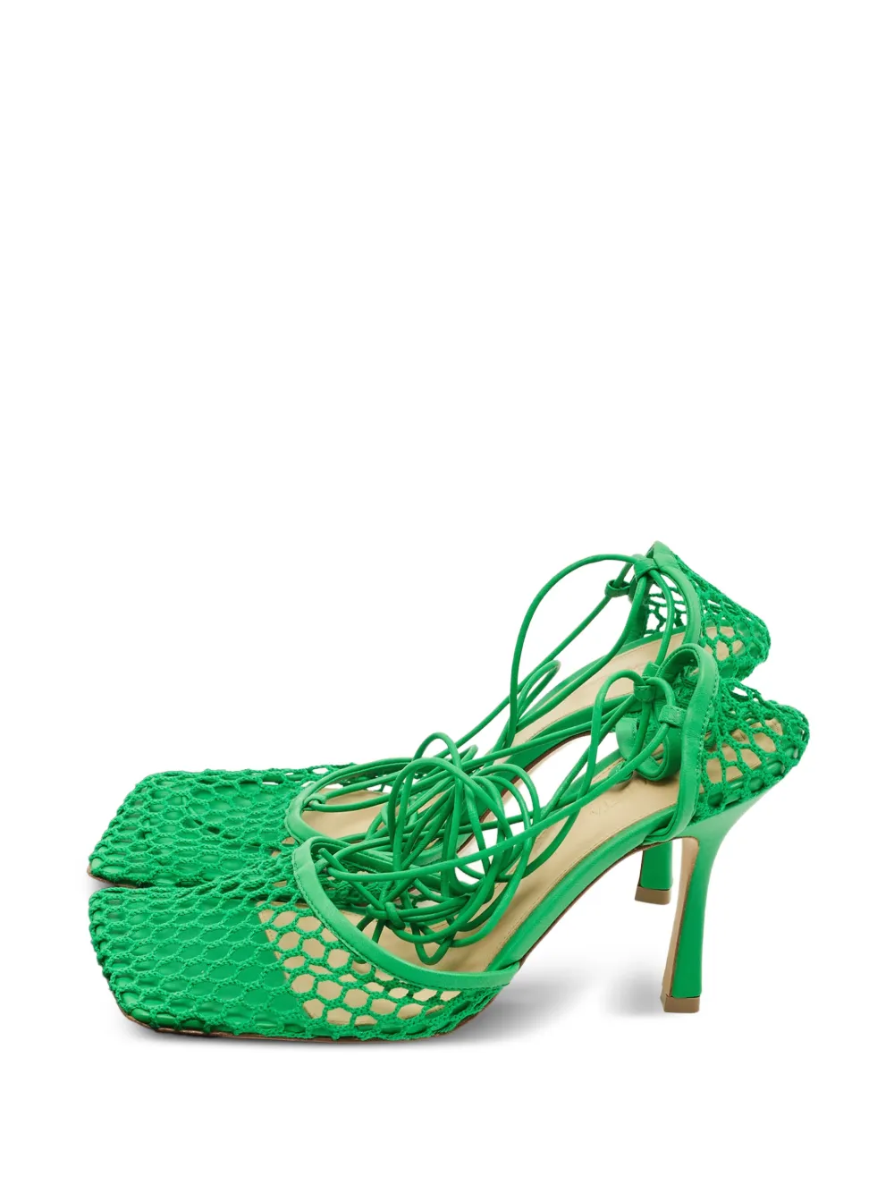 Bottega Veneta Pre-Owned ankle-tie pumps - Verde