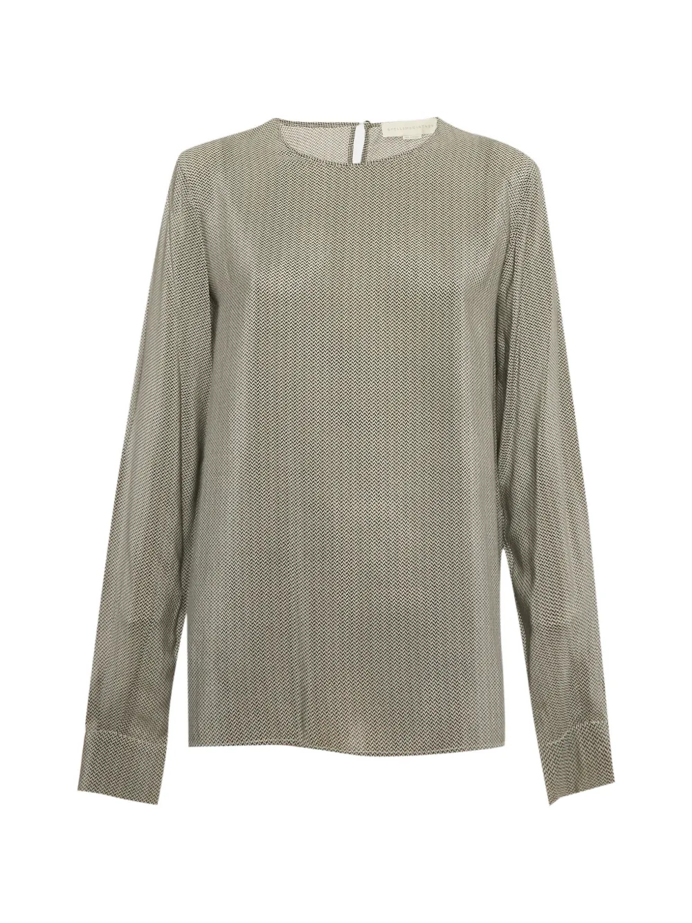 Stella McCartney Pre-Owned weave-like silk top - Toni neutri
