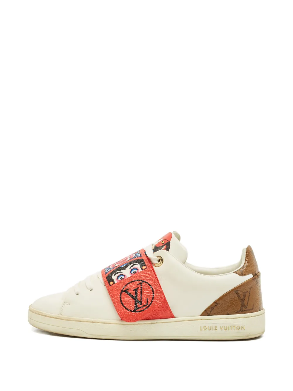 Louis Vuitton Pre-Owned strap sneakers - Bianco