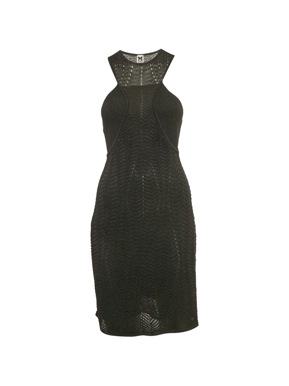 Missoni Pre-Owned halterneck sleeveless mini dress - Nero