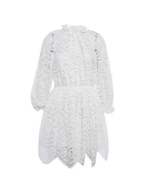 ZIMMERMANN Langärmliges Spitzenkleid