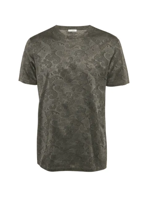 Versace Pre-Owned jacquard crew-neck T-shirt